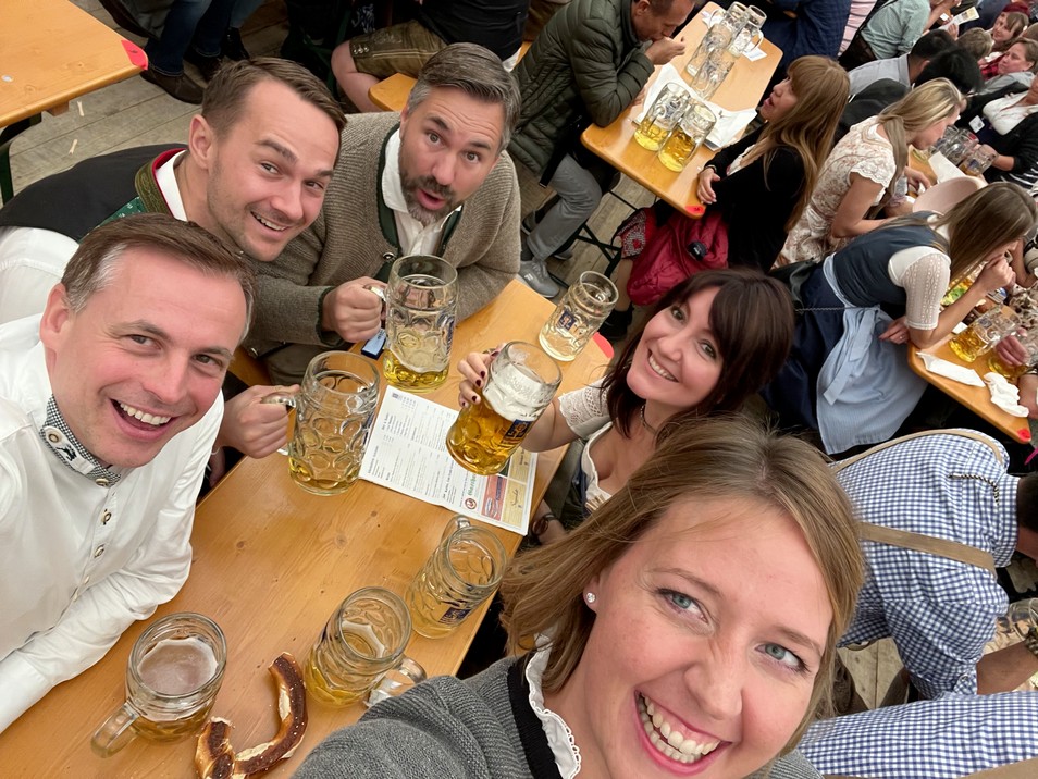 Das Smartlane Team auf dem Oktoberfest